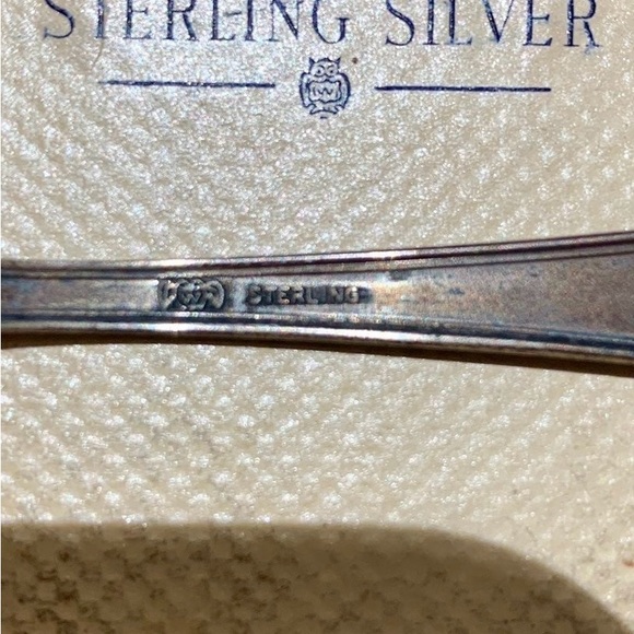 Sterling silver baby flatware set - Picture 3 of 4